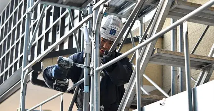 足場・解体工事の職人募集