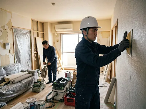 店舗・住宅リフォーム施工スタッフ