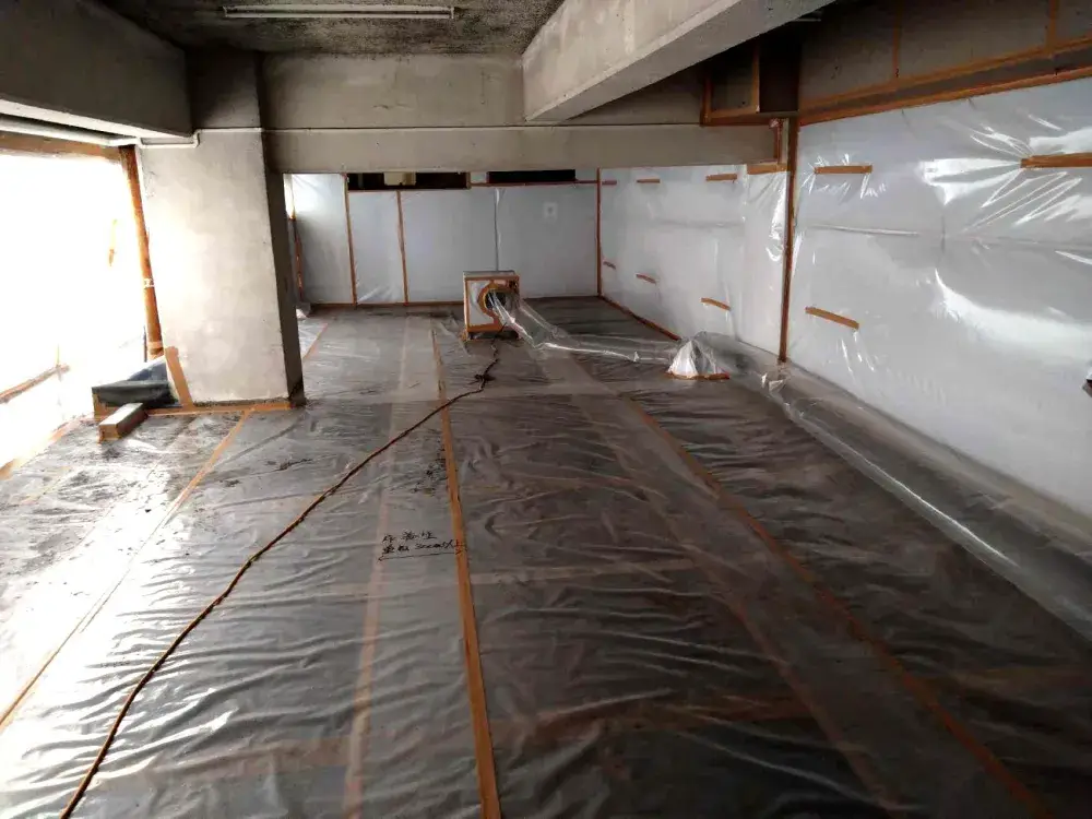 養生を行っております②