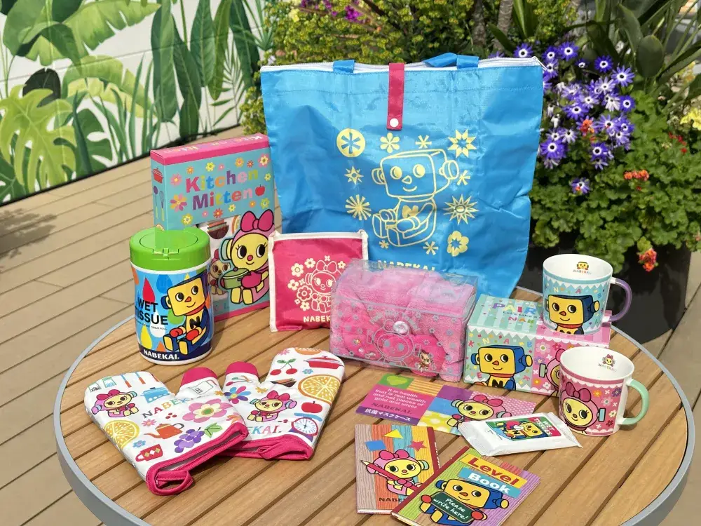 自社オリジナルノベルティも大好評。