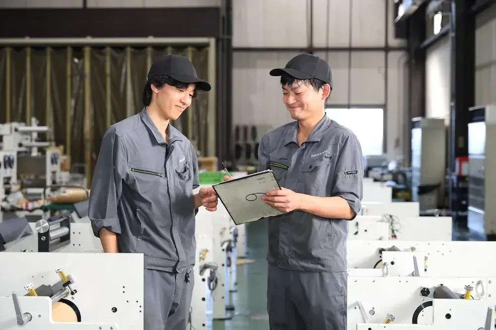 ラベル印刷機の設計開発職