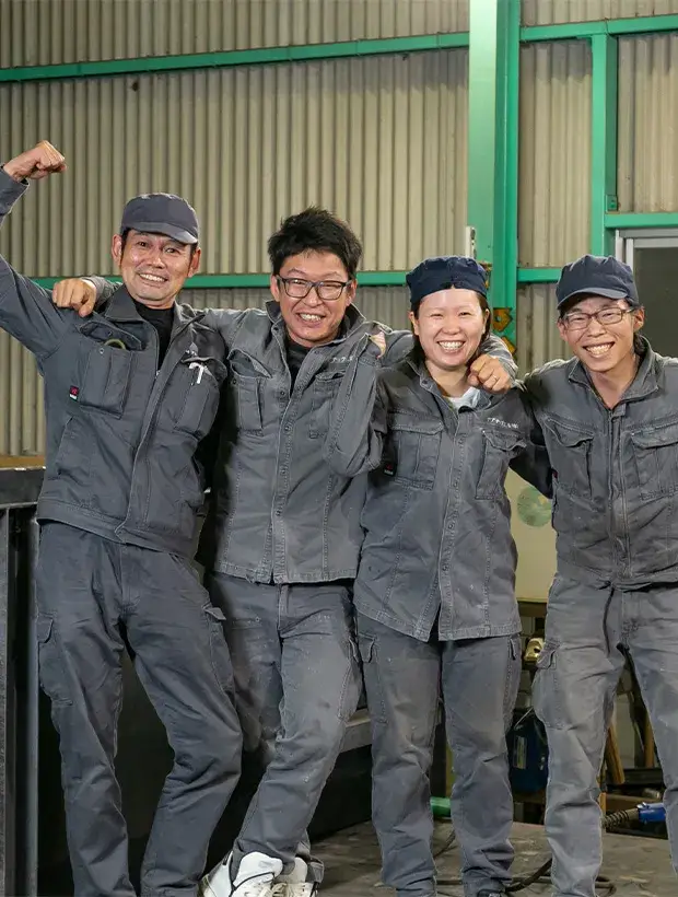 プラント設備機械の施工作業員