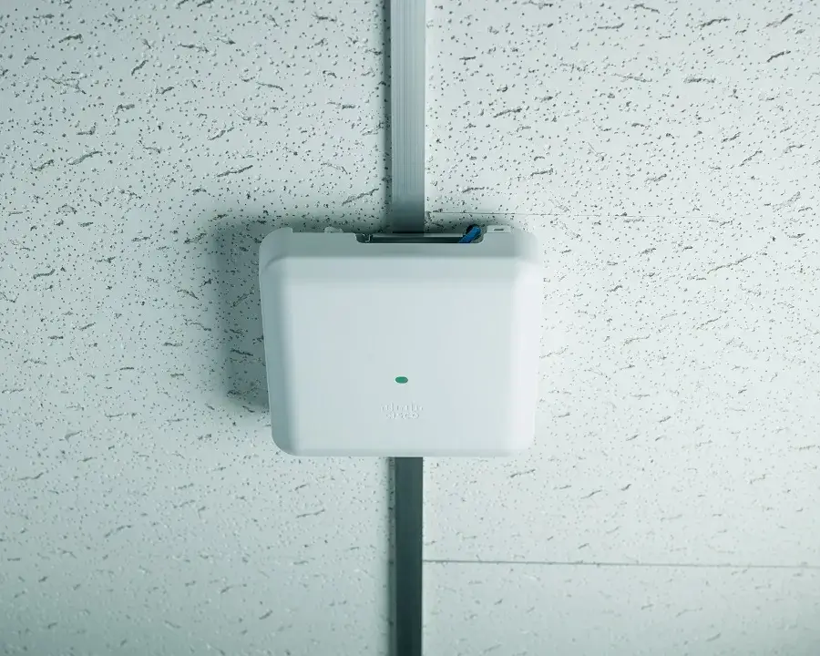 無線アクセスポイント設置作業