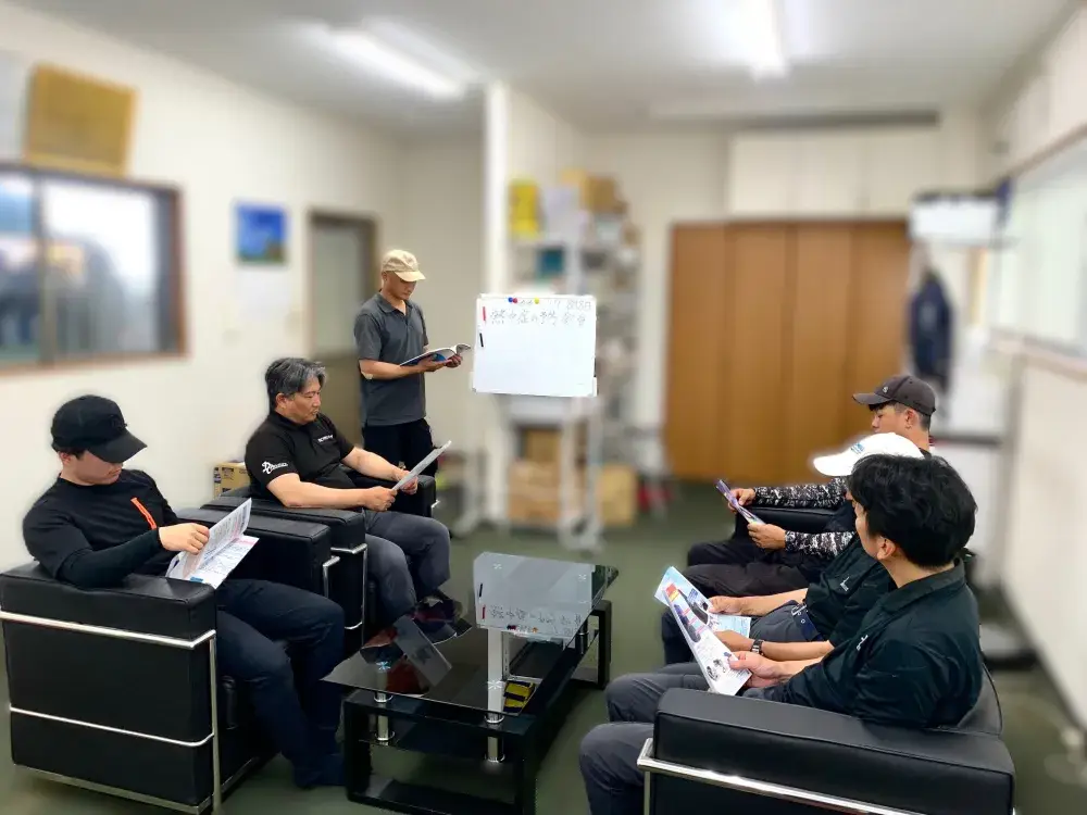 2025年から熱中症対策として飲み物の支給をはじめました