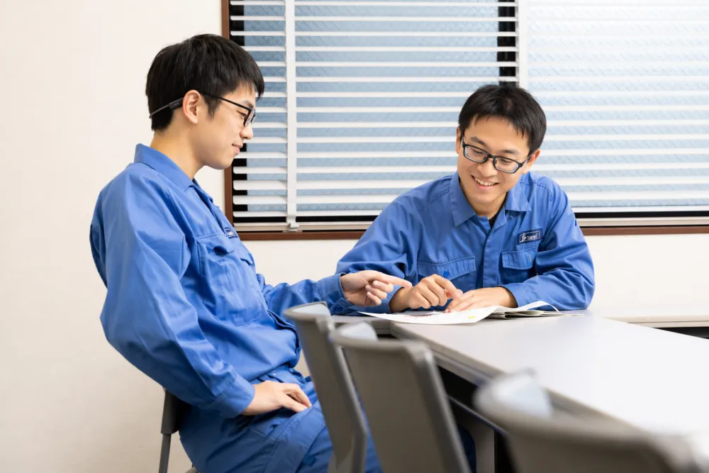 未経験でも先輩が丁寧に指導します