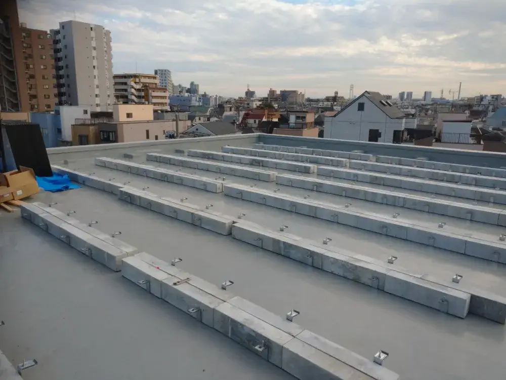 太陽光パネルの工事(前)
