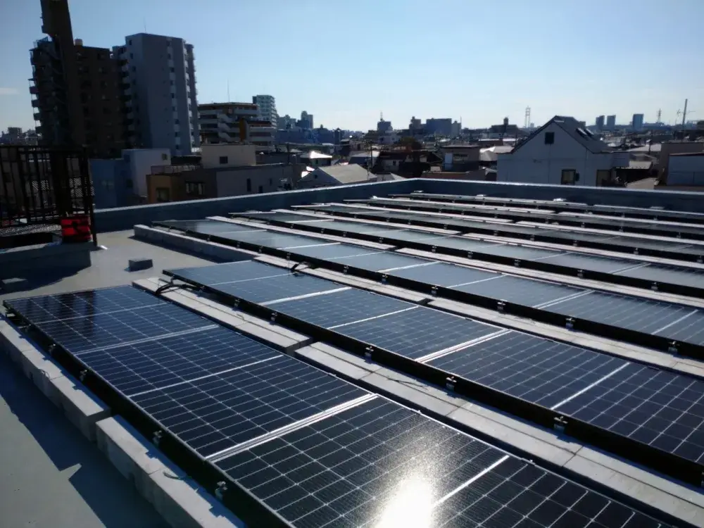 太陽光パネルの工事(後)