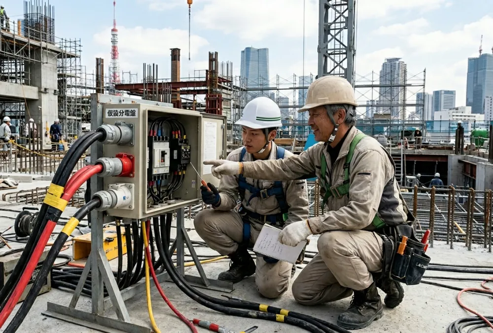 創業50年の安定企業！電気工事士のお仕事