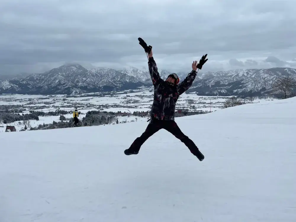 社員旅行は毎年雪山です