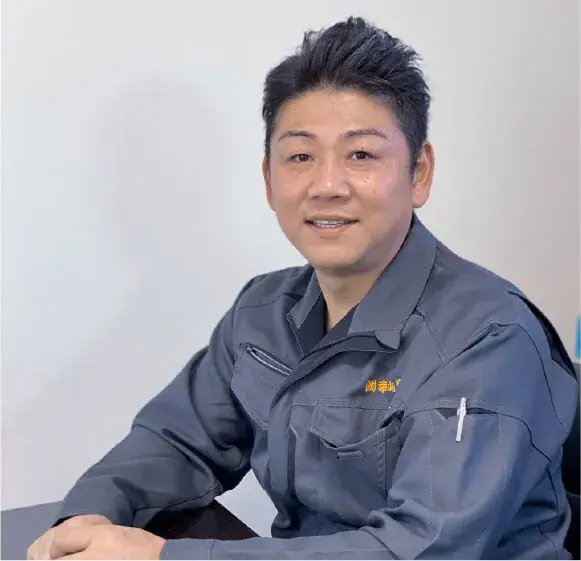 弊社代表です