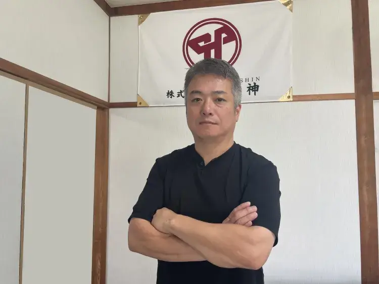 弊社の代表です！