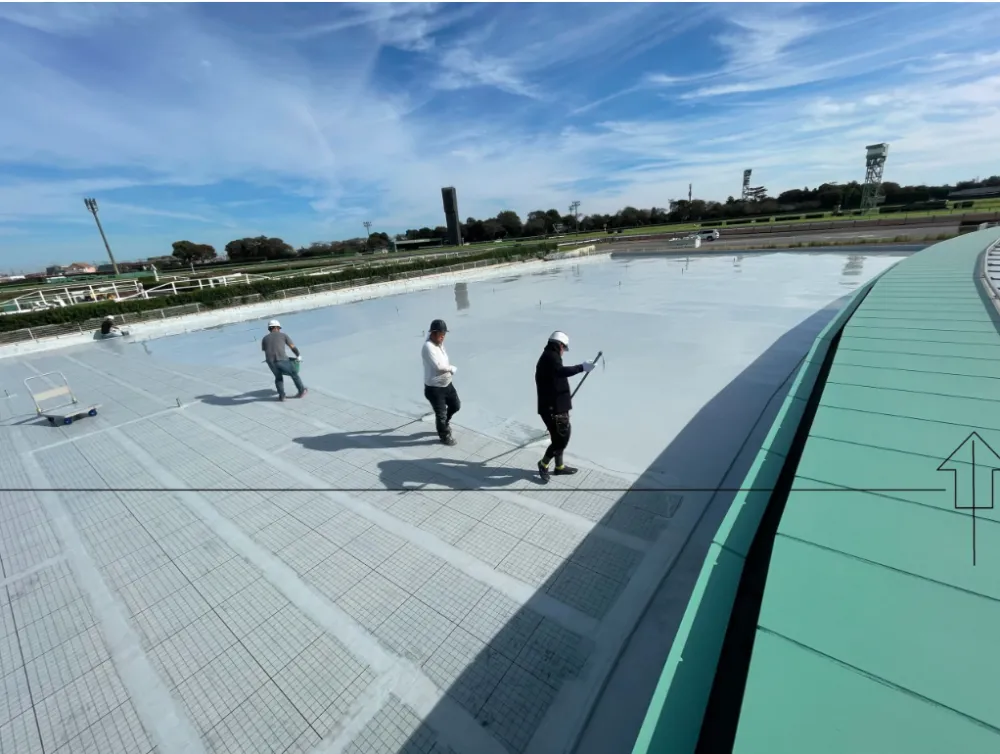 防水工事の風景✨