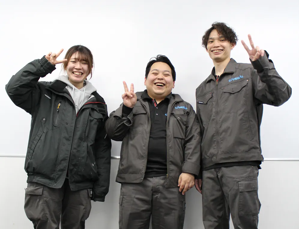 お客様、施工管理、営業、事務、協力会社…全てチームです。