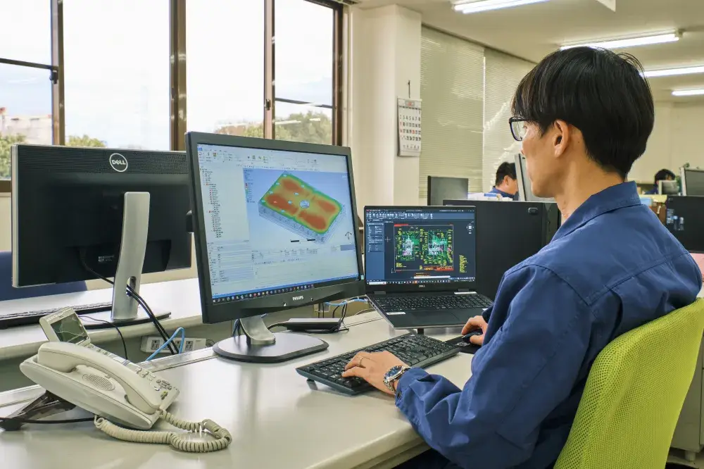 【埼玉/久喜】機械設計⁕産業機械　マイカー通勤可能★食堂有