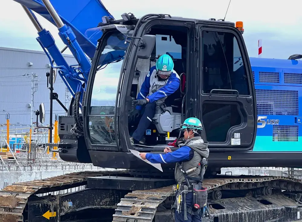 しっかりコミュニケーションも取って作業します！