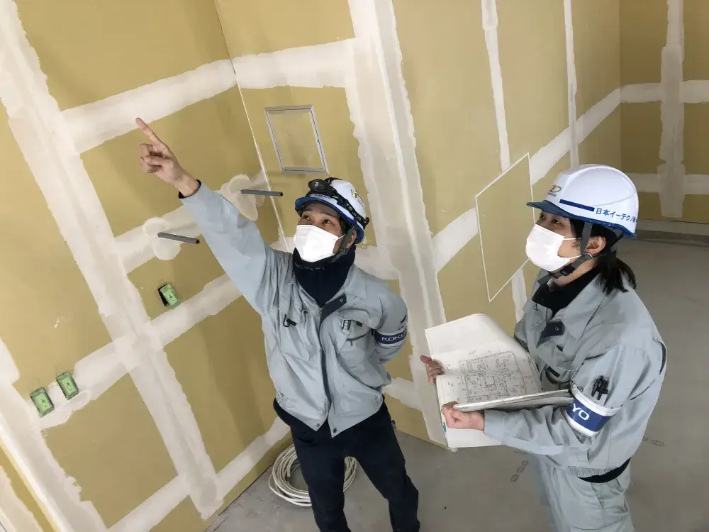 現場風景（オフィスの新装工事現場です。）