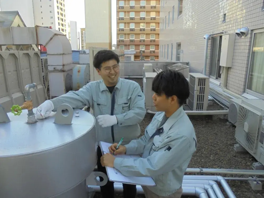 現場風景（ホテルの改装現場です。）